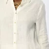 پیراهن ساده آستین رنگ شیری زنانه برند Orfeo Negro کد 1753414394