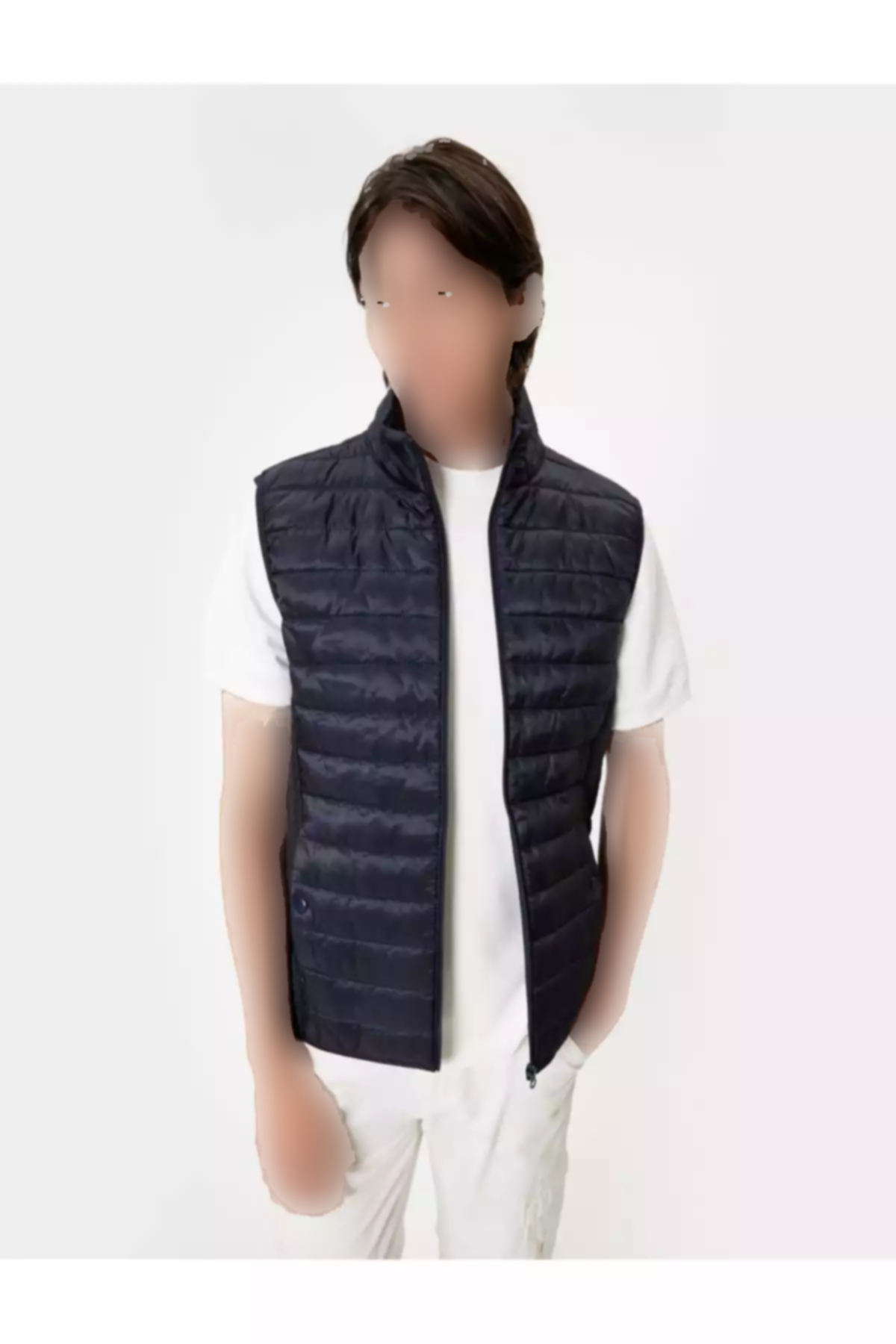 جلیقه اسلیم فیت طرحدار جیبدار یقه ایستاده پفدار برند Koton کد 1753301724