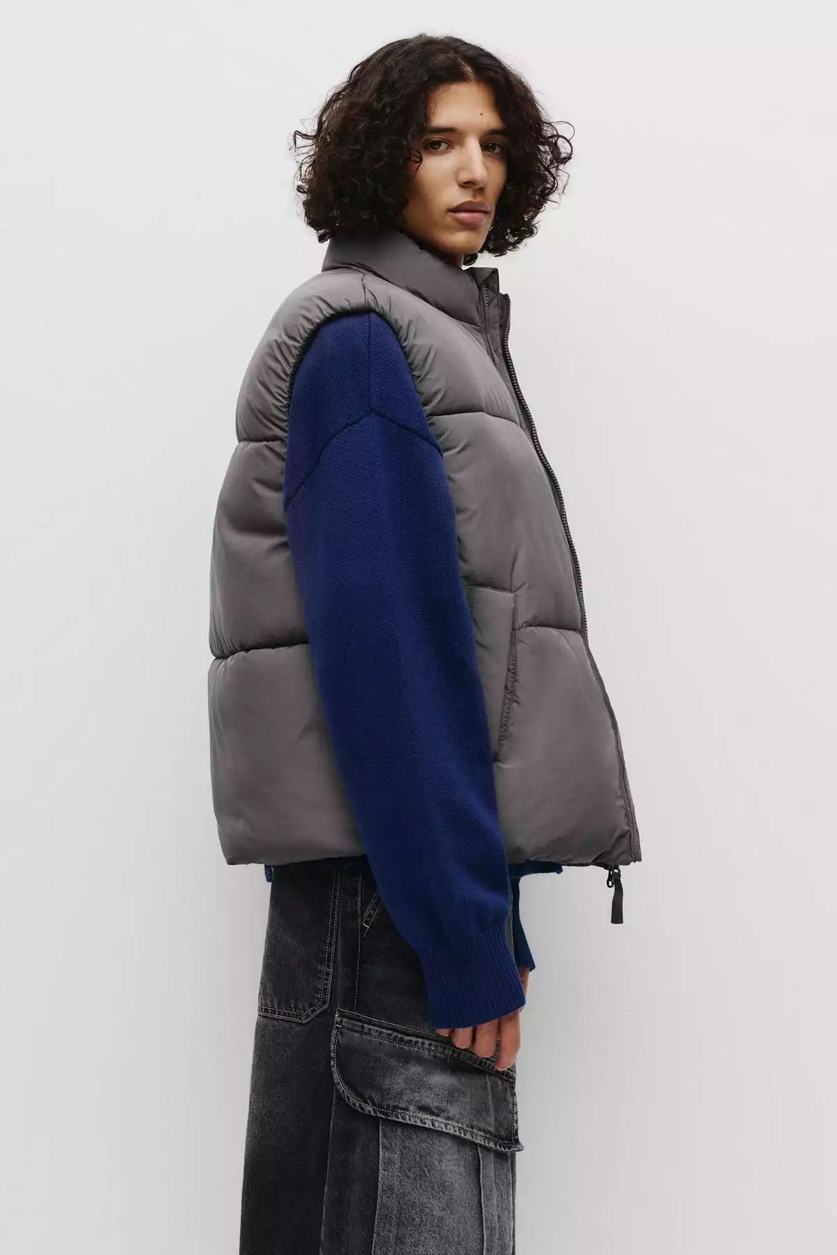 جلیقه پفدار برند Pull & Bear کد 1753320131