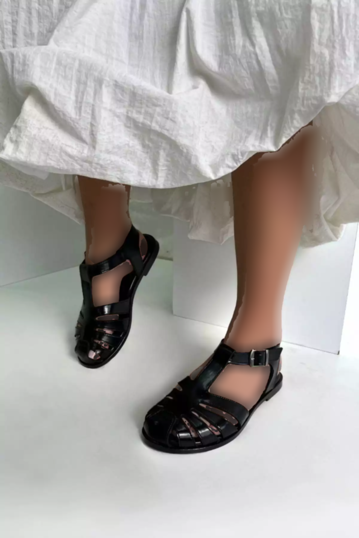 صندل ساده زنانه مشکی برند inizio کد 1753716665
