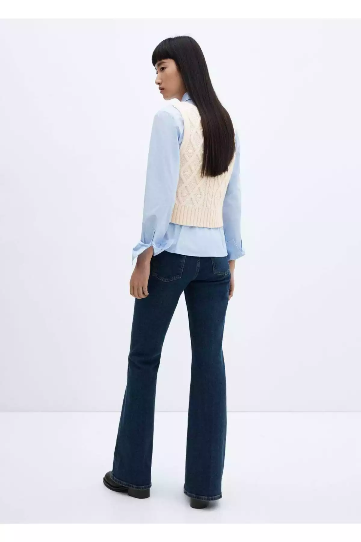 جلیقه بافتنی طرحدار برند MANGO کد 1753003924