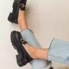 کفش لوفر کف کلفت زنانه برند StWenn کد 1753608129