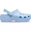 دمپایی کلاسیک مروارید پلتفرم آبی زنانه برند Crocs کد 1753479063