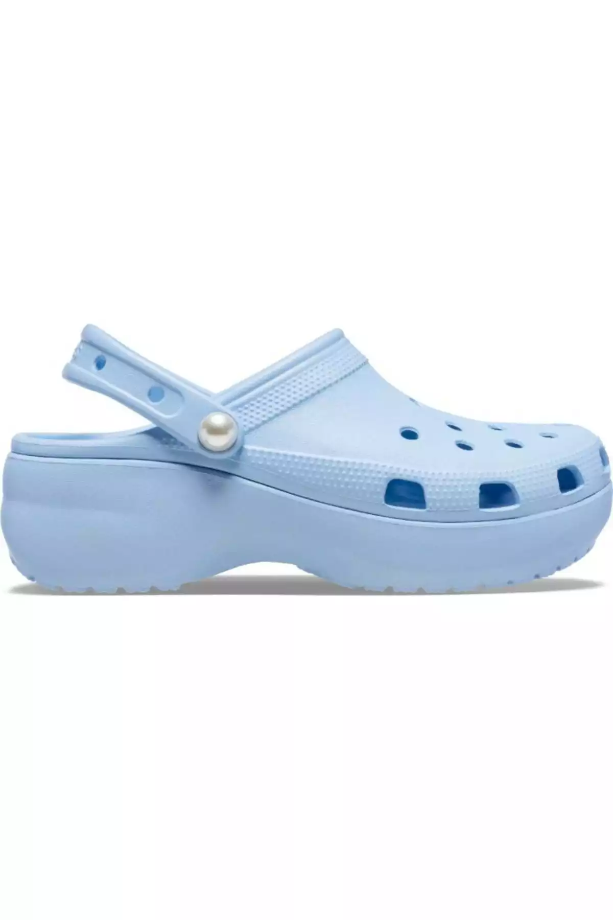 دمپایی کلاسیک مروارید پلتفرم آبی زنانه برند Crocs کد 1753479063