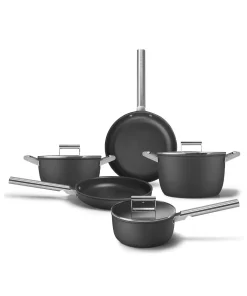 ست قابلمه تابه پریما مشکی سبک برند Smeg کد 1753490531