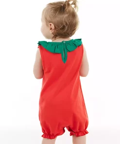 سرهمی کودک شیرینی پنبه ای تابستانی دخترانه برند Denokids کد 1753823527
