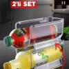 تنظیم کننده بطری تمیز شفاف 2عدد جدا شونده برند Nandy Home کد 1753566066