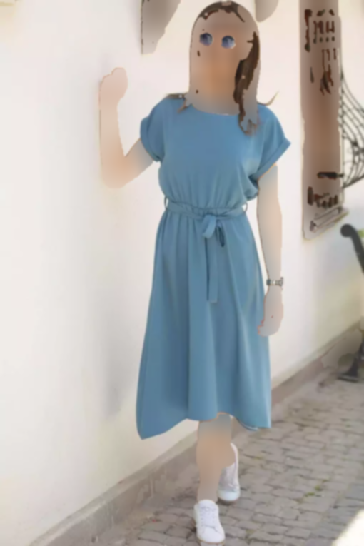 پیراهن کمر کشی گره‎دار زنانه برند armonika کد 1753590069