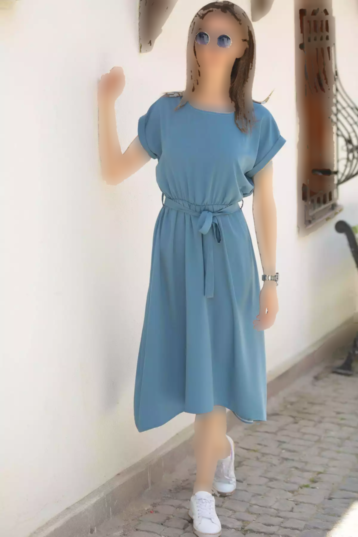 پیراهن کمر کشی گرهدار زنانه برند armonika کد 1753590069