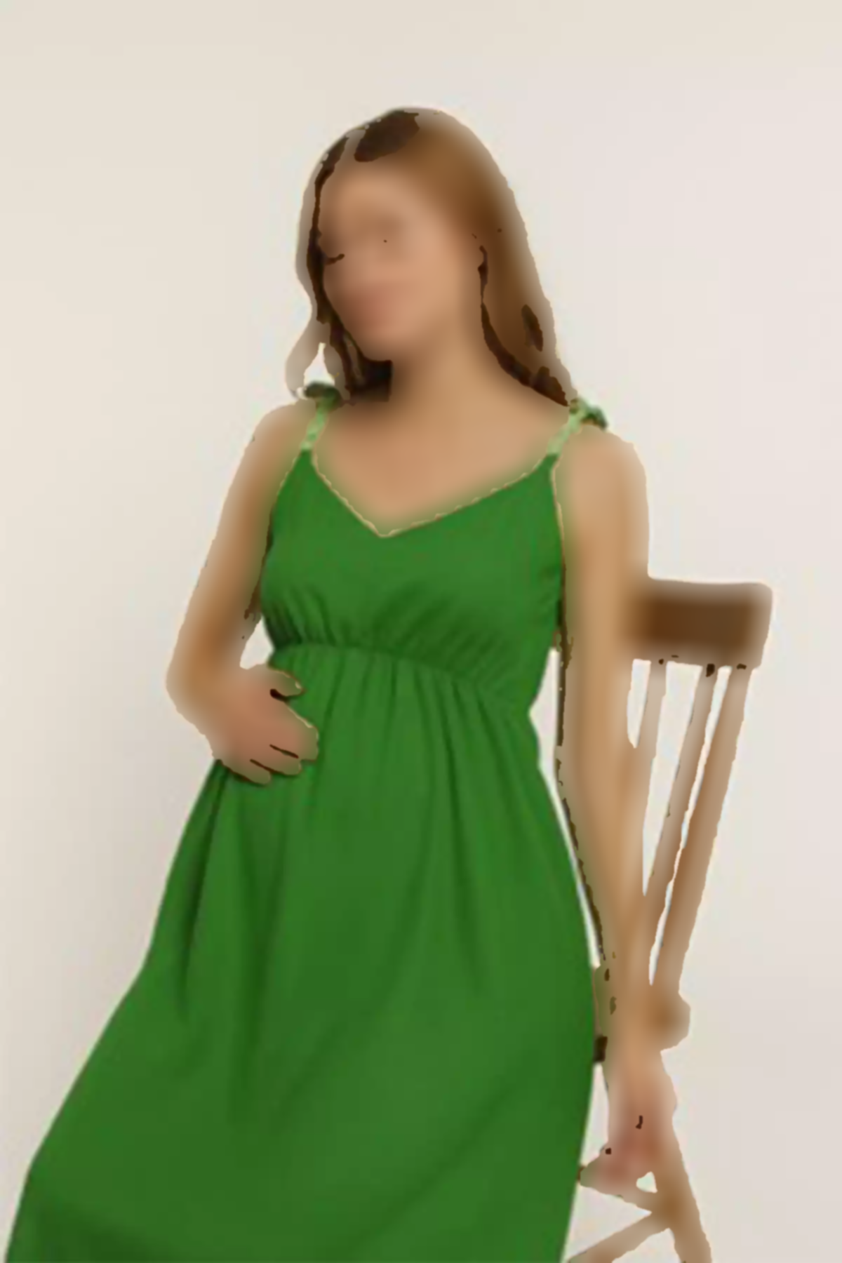 پیراهن سبز برند Lyn Mama کد 1753854068