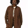 پیراهن برش گشاد کار شده گلدوزی جلو زنانه برند Orfeo Negro کد 1753425188