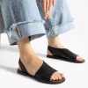 کفش صندل راحت نوک باز زنانه مشکی برند StWenn کد 1753609268