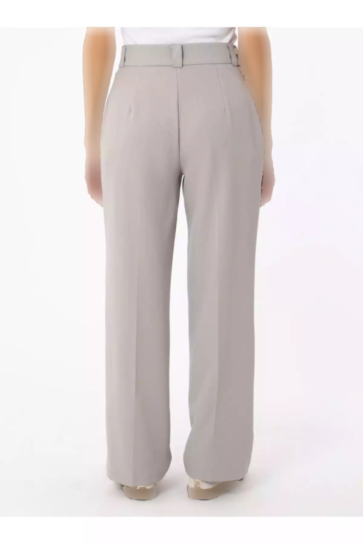 دور کمر بلند نرم دوخت قهوه ای سموری رفکا شلوار برند Refka کد 1753721467