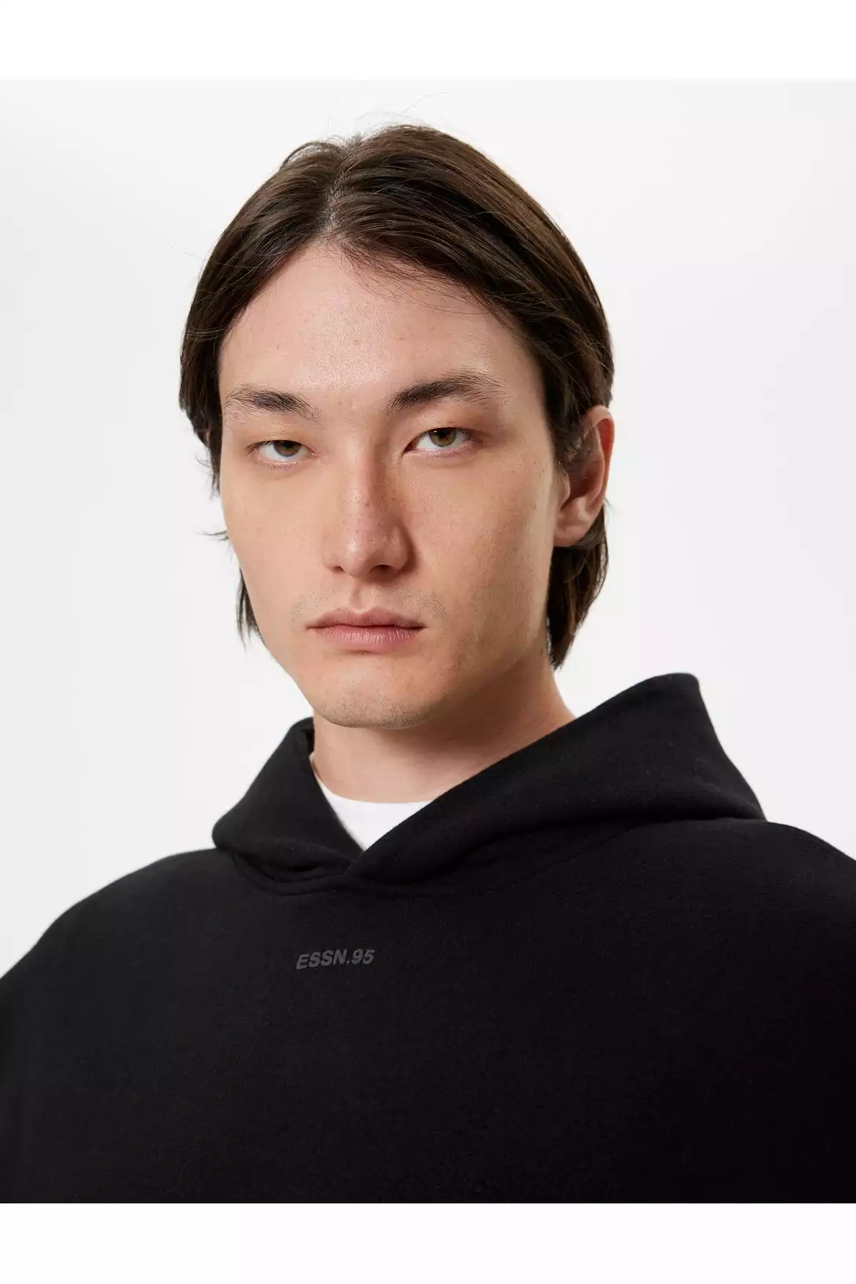 سوییشرت جیب دار گشاد پنبه ای چاپی کلاهدار بدون آستین برند Koton کد 1753305664