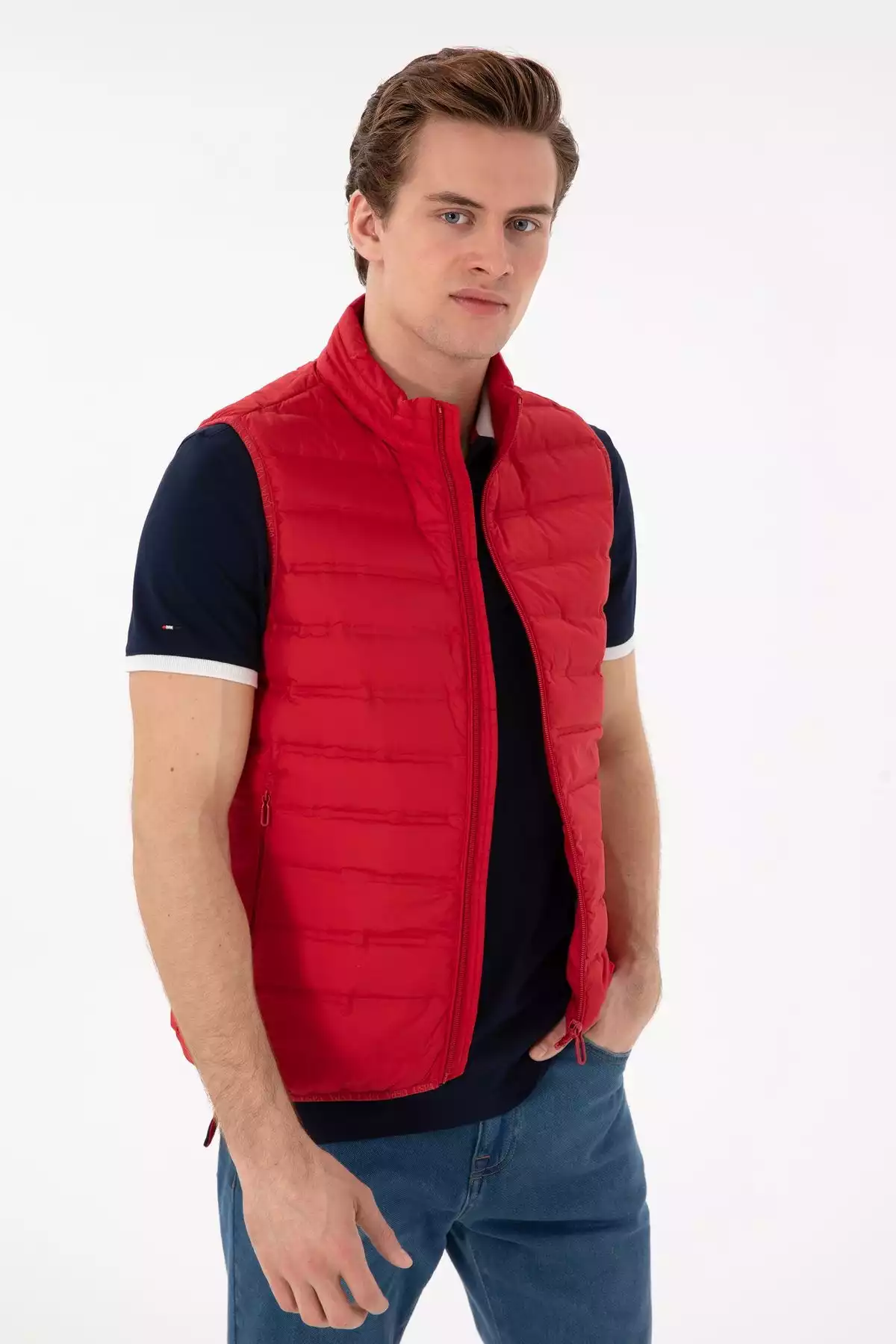 جلیقه قرمز مردانه برند U.S. Polo Assn. کد 1753278128