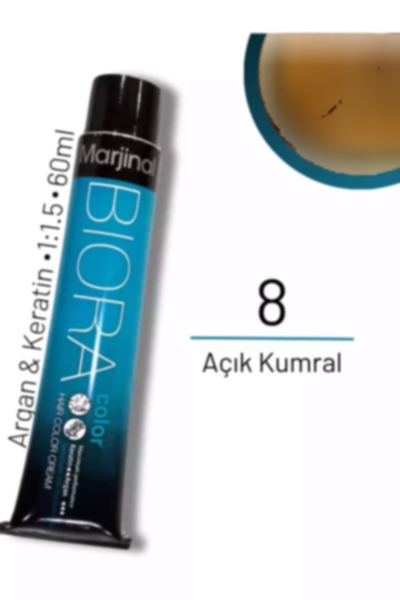 رنگ مو 8روشن بلوطی بیور برند Marjinal کد 1753687329