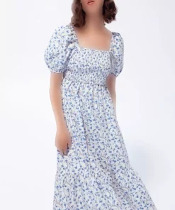پیراهن شیردهی پنبه ای پوپلین برند H&M کد 1752543667