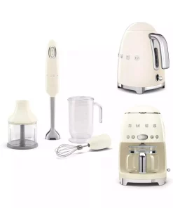 مخلوط کن دستگاه قهوهساز کرم ست دستی کتری-فیلتر برند Smeg کد 1753486265
