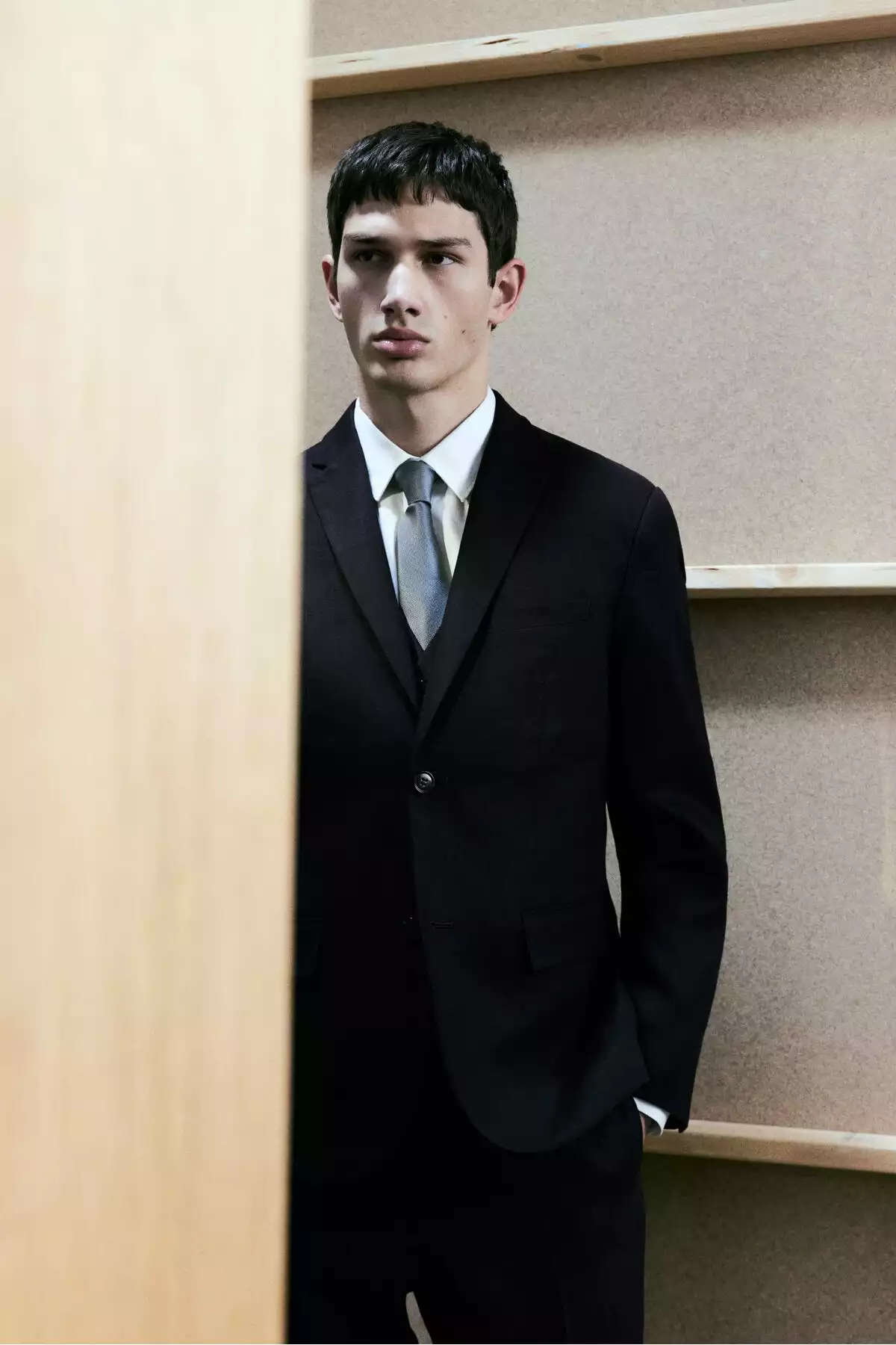 ست اسلیم فیت کتان برند H&M کد 1753278074