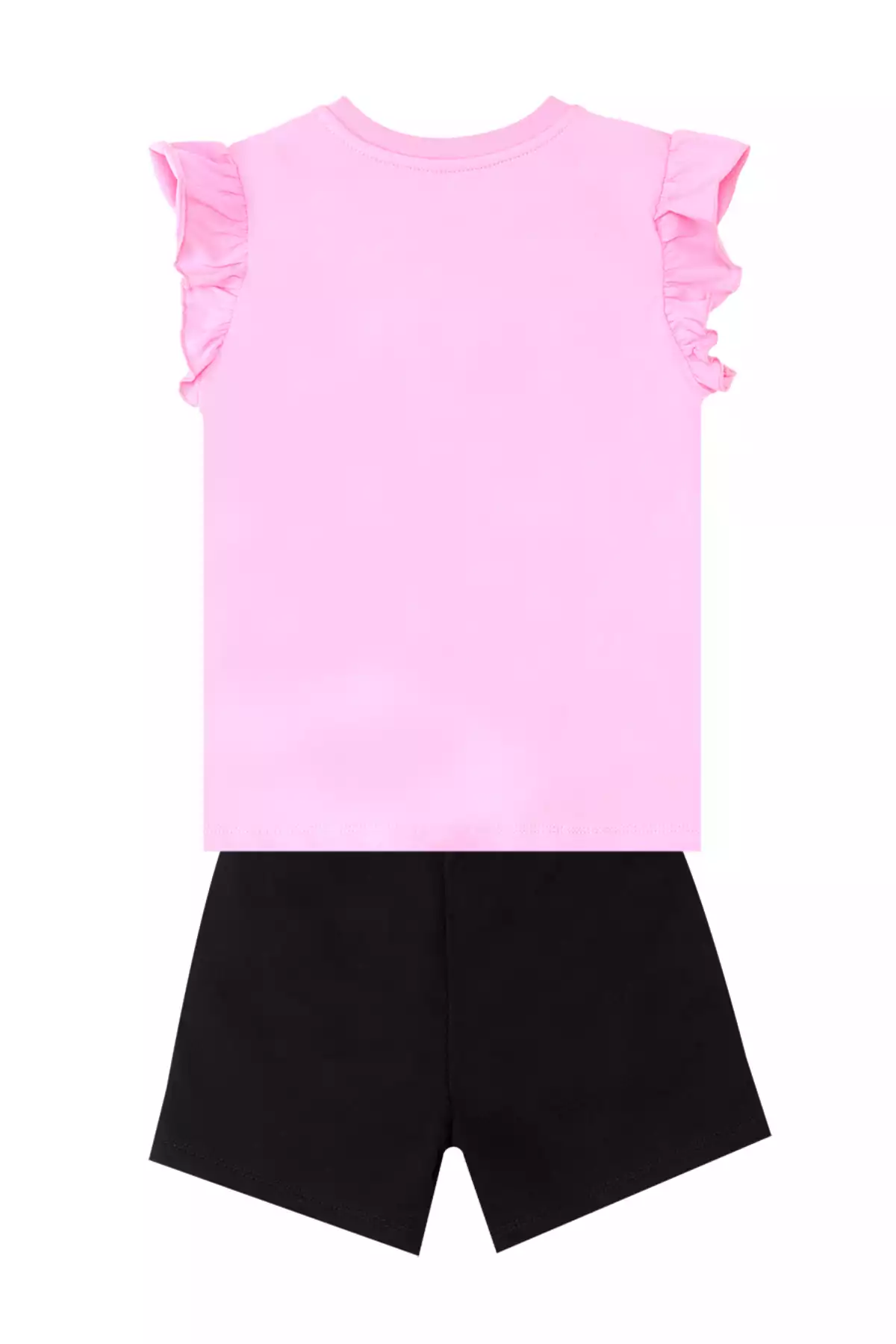 ست شلوارک تیشرت تابستانی چیندار دخترانه برند Denokids کد 1753832463