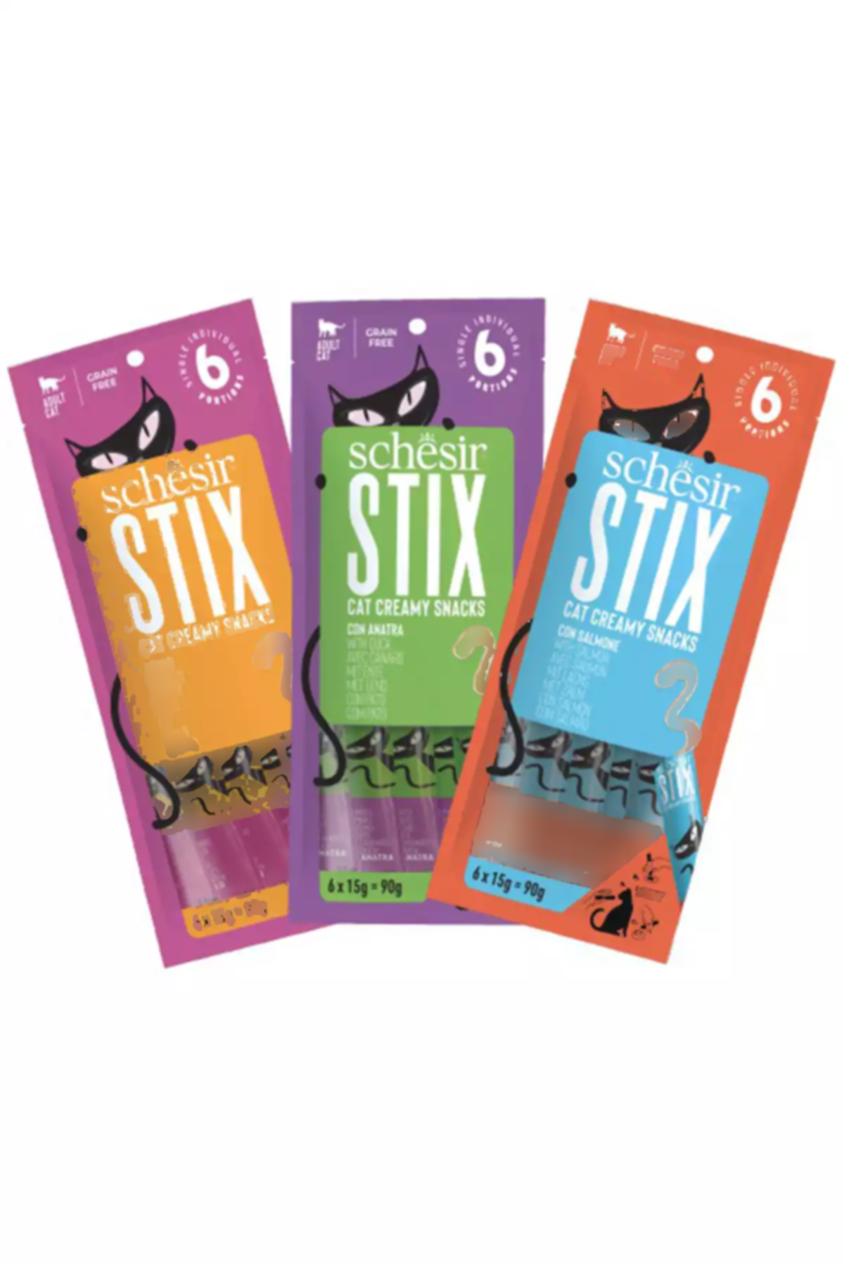 جدید 6بسته گربه محصول استیکس برند Schesir کد 1753656130