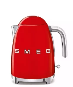 دستگاه کتری ست سرخ کردن نان قرمز قهوه سبک برند Smeg کد 1753490527