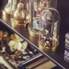 فانوس led سیمی Terrarium نور روز فرشته 30 نورانی طلایی برند ALSHOP کد 1753587668