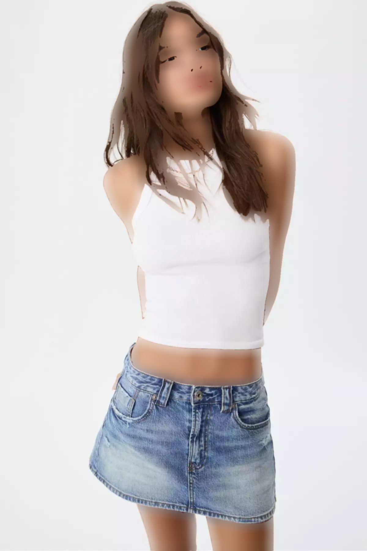 دامن شلوارک جین برند Stradivarius کد 1753353067