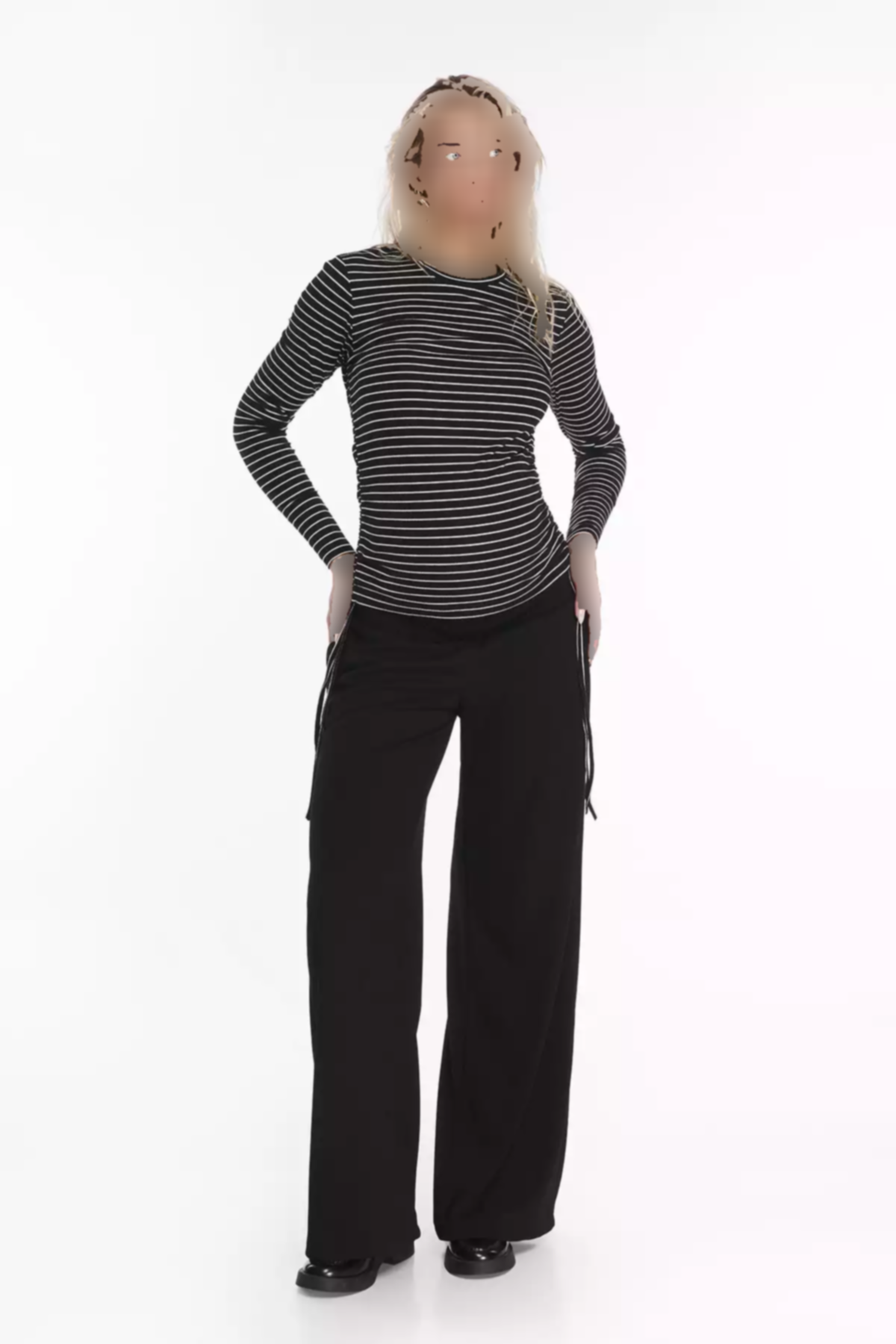 شلوار بارداری مشکی کلاغ سیاه برند Lyn Mama کد 1753850589