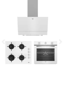 ست داخل اجاق گاز شیشه ای سفید جعبه دست و پا زدن برند Beko کد 1753522927