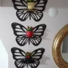ست قفسه دیواری تزئینی پروانه مشکی برند ALSHOP کد 1753576572