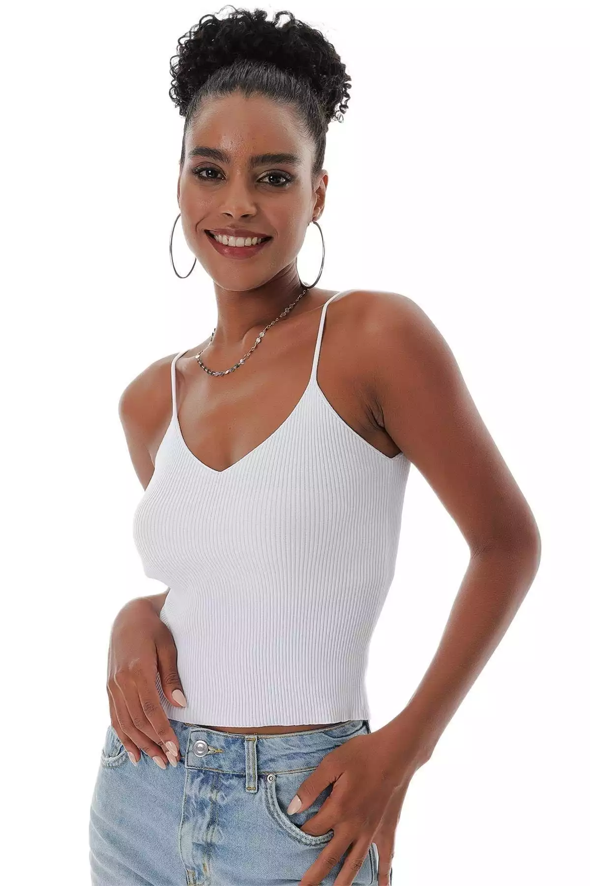 ورزشی بافتنی بنددار سفید زنانه برند CHUBA کد 1753690988