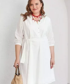 پیراهن پنبه گلدوزی شده برند Büyük Moda کد 1753840273