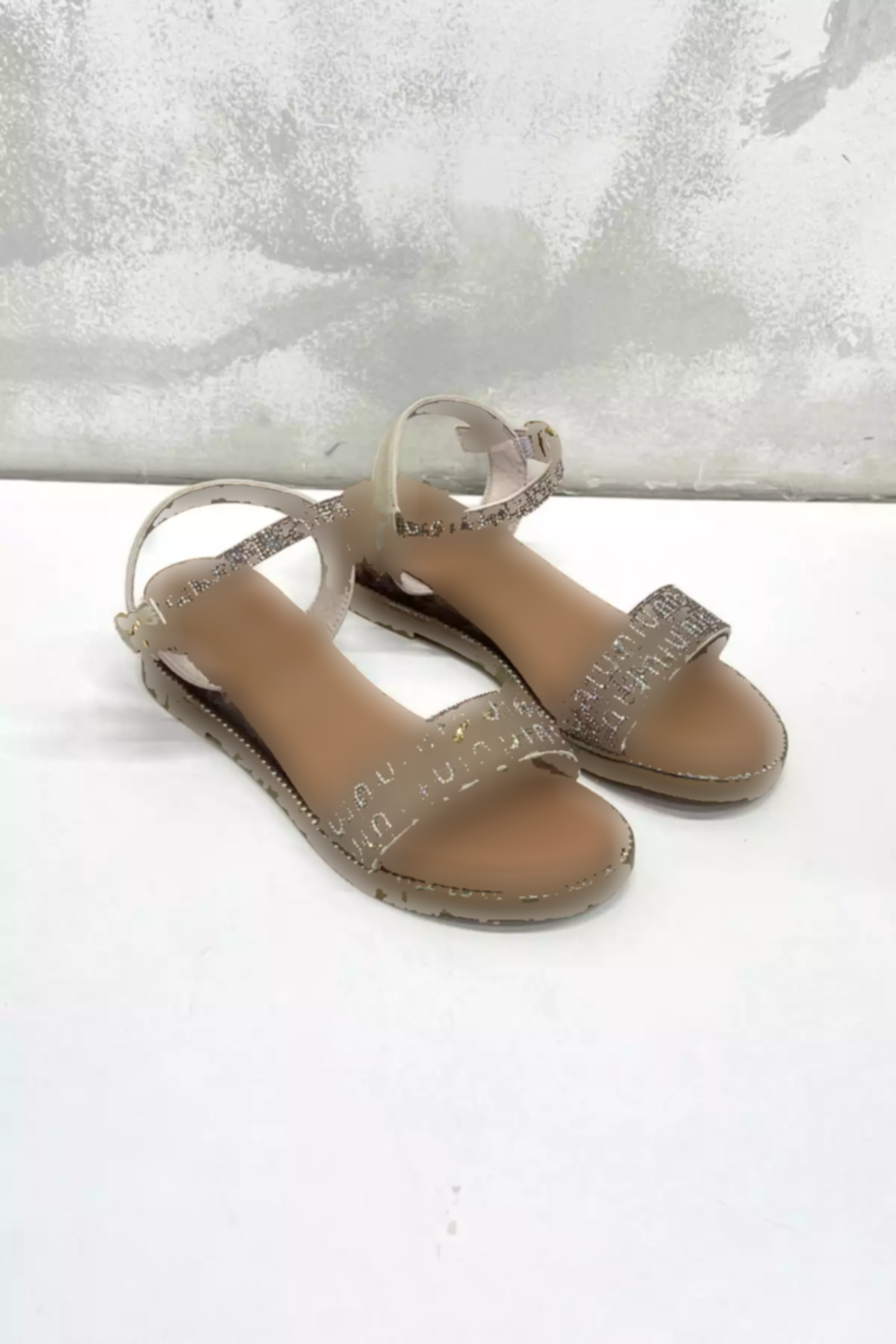 لژدار نگین دار بژ خرمه زنانه برند inizio کد 1753715472