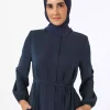 خرقه طرحدار سرمه ای رفکا برند Refka کد 1753721464