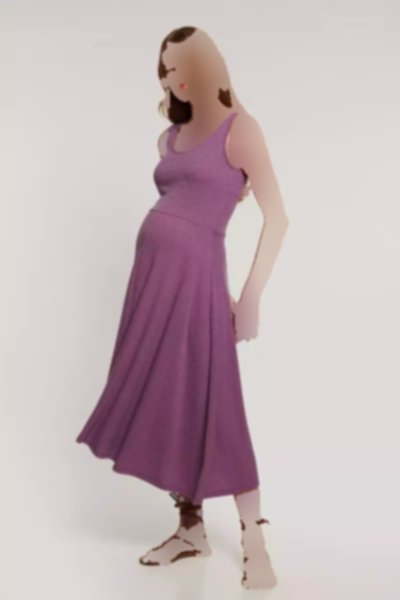 پیراهن نیلی بارداری اروس برند Lyn Mama کد 1753846930