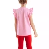 ست تایت تیشرت چیندار تابستانی دخترانه برند Denokids کد 1753832472