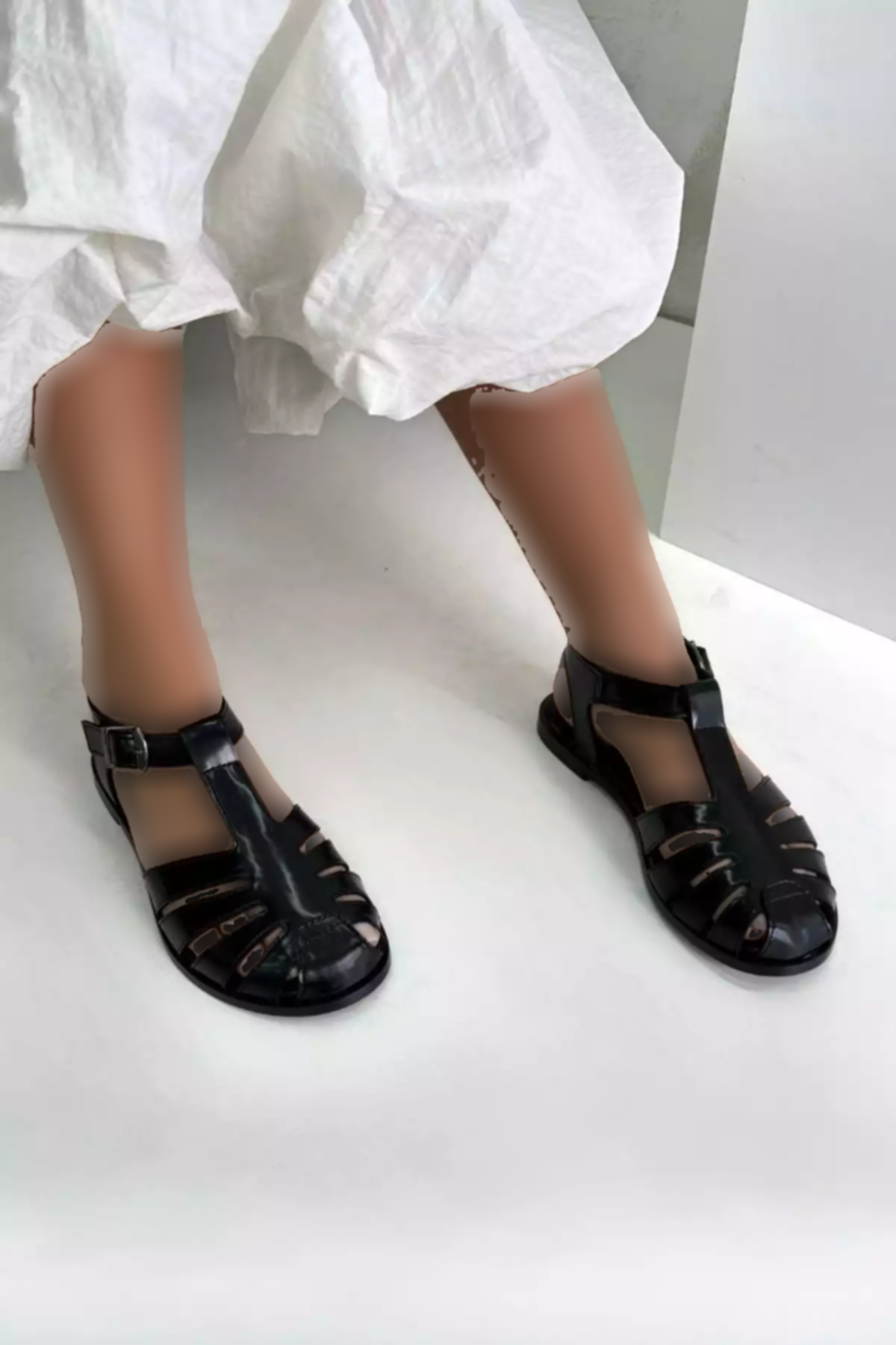 صندل ساده زنانه مشکی برند inizio کد 1753716665