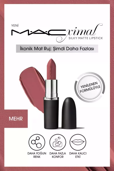 رژ لب رنگ مات حداکثر برند Mac کد 1753743073