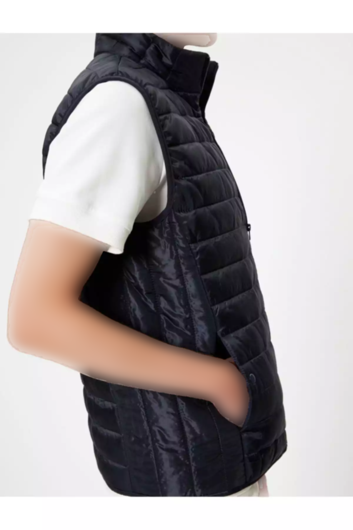 جلیقه اسلیم فیت طرحدار جیبدار یقه ایستاده پفدار برند Koton کد 1753301724