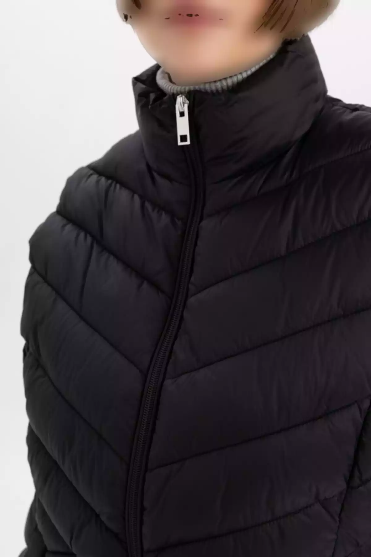 فصلی جیب دار یقه ایستاده پفدار ضد آب زیپدار طرح دوخت برند Defacto کد 1753320075