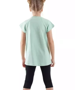 ست تایت تیشرت ببر خال خالی دخترانه برند Denokids کد 1753823465