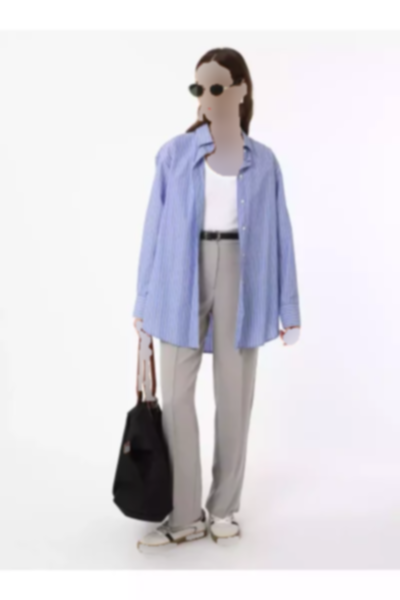 دور کمر بلند نرم دوخت قهوه ای سموری رفکا شلوار برند Refka کد 1753721467