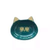 ظرف سرامیک گربه سبز عمیق برند Pet Pretty کد 1753796592