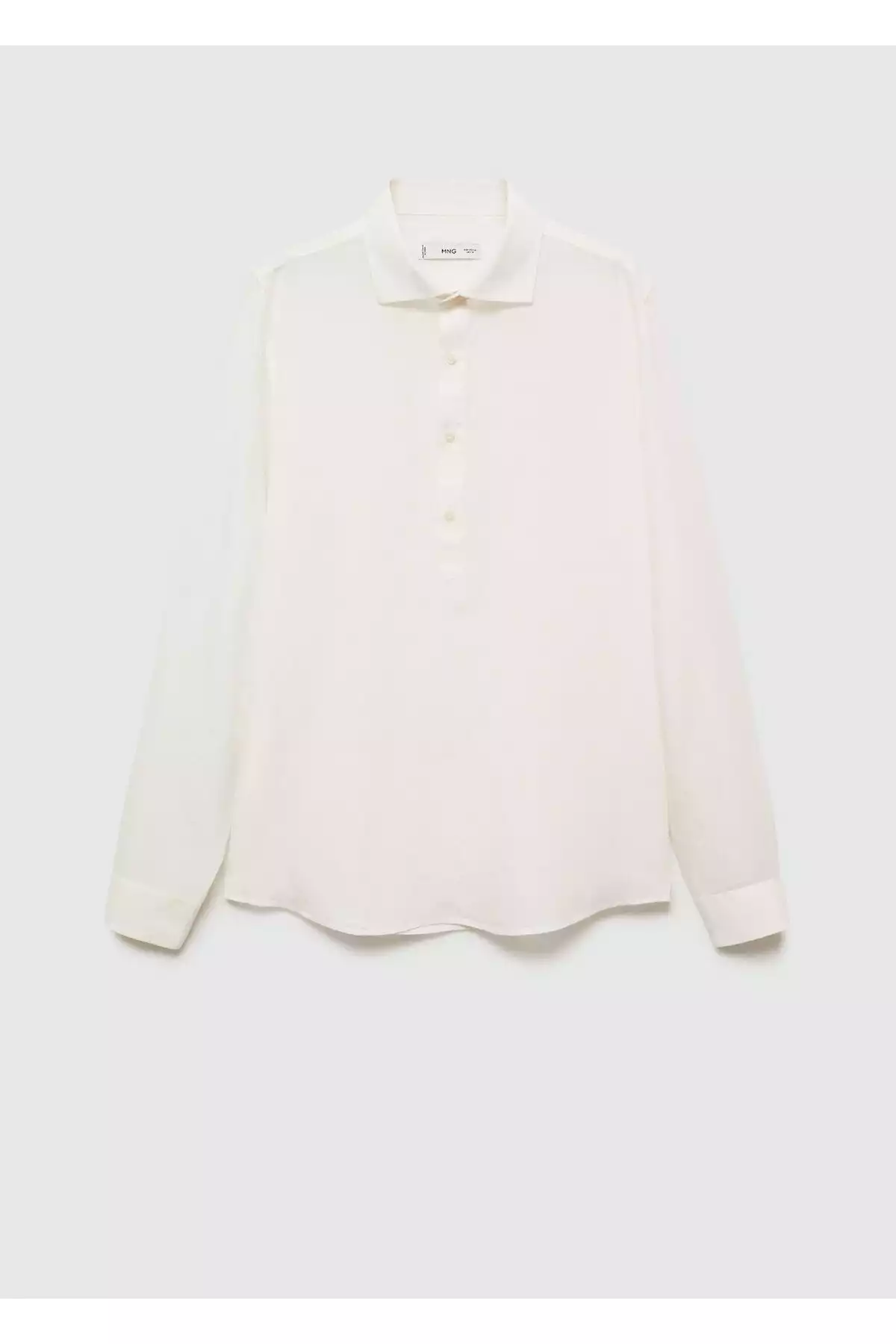 پیراهن طرحدار سفید مردانه برند MANGO کد 1751488264