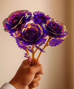 1عدد کادو بنفش رنگارنگ 24cm برند ALSHOP کد 1753587672
