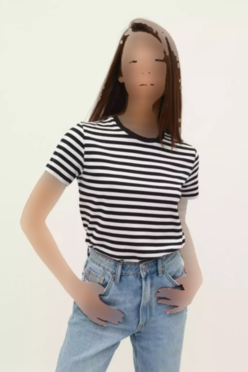 تیشرت آستین کوتاه راه‎راه برند Stradivarius کد 1753357406