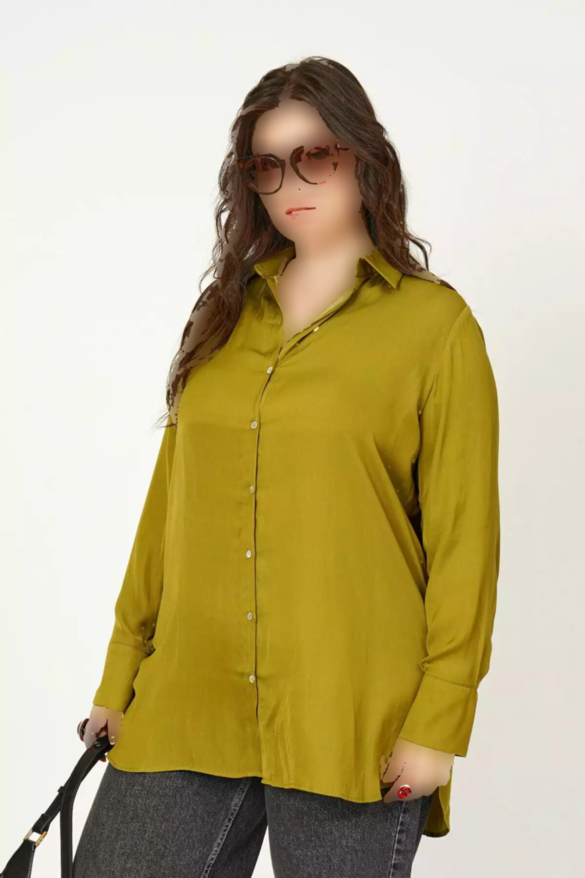 پیراهن ساتن ساده برند Büyük Moda کد 1753846866