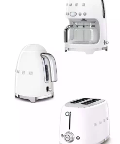 دستگاه کتری ست سرخ کردن نان سفید قهوه سبک برند Smeg کد 1753486385