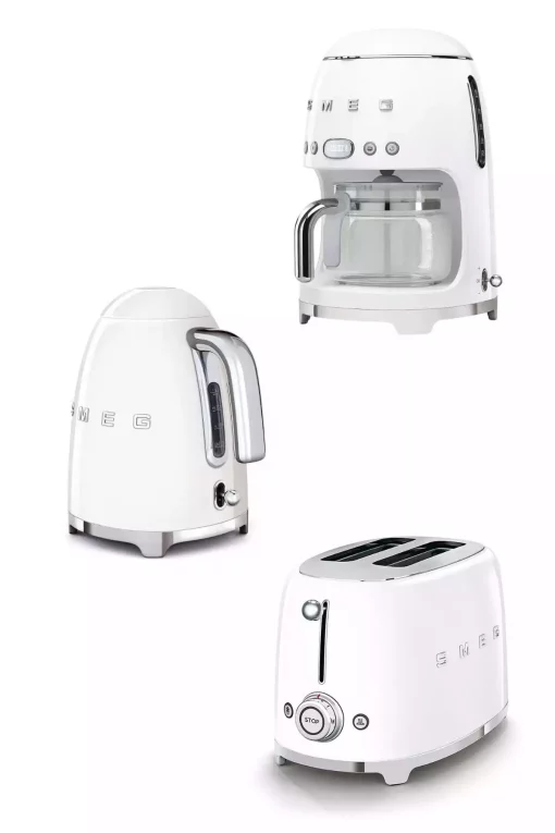 دستگاه کتری ست سرخ کردن نان سفید قهوه سبک برند Smeg کد 1753486385